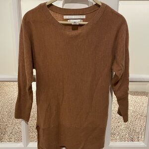 Max Studio Tan Merino Wool Top